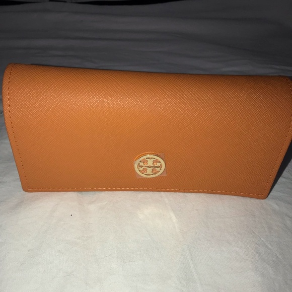 Tory Burch Accessories - Tory Burch Sun Glass Case Holder Orange